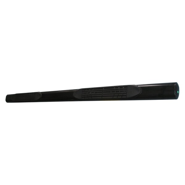 Trailfx TrailFX A1531B; Step Nerf Bar; With Step Pads 4 Inch Oval Straight Powder Coated Black Mild Steel A1531B - main